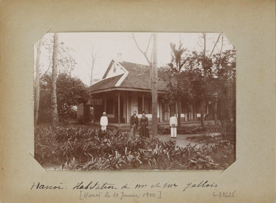 024.Hanoi - Habitation de M. et Mme Galloir (Hanoi le 21 Janvier 1900)