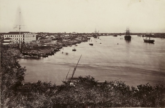 Khu vực cảng Sài Gòn.