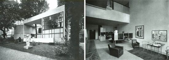 Tòa nhà thứ hai là Esprit Nouveau (Tinh thần Mới) của KTS Le Corbusier – nhân vật tiên phong của kiến trúc Công năng. Phong cách của ông đã ảnh hưởng mạnh đến chủ nghĩa Hiện đại.